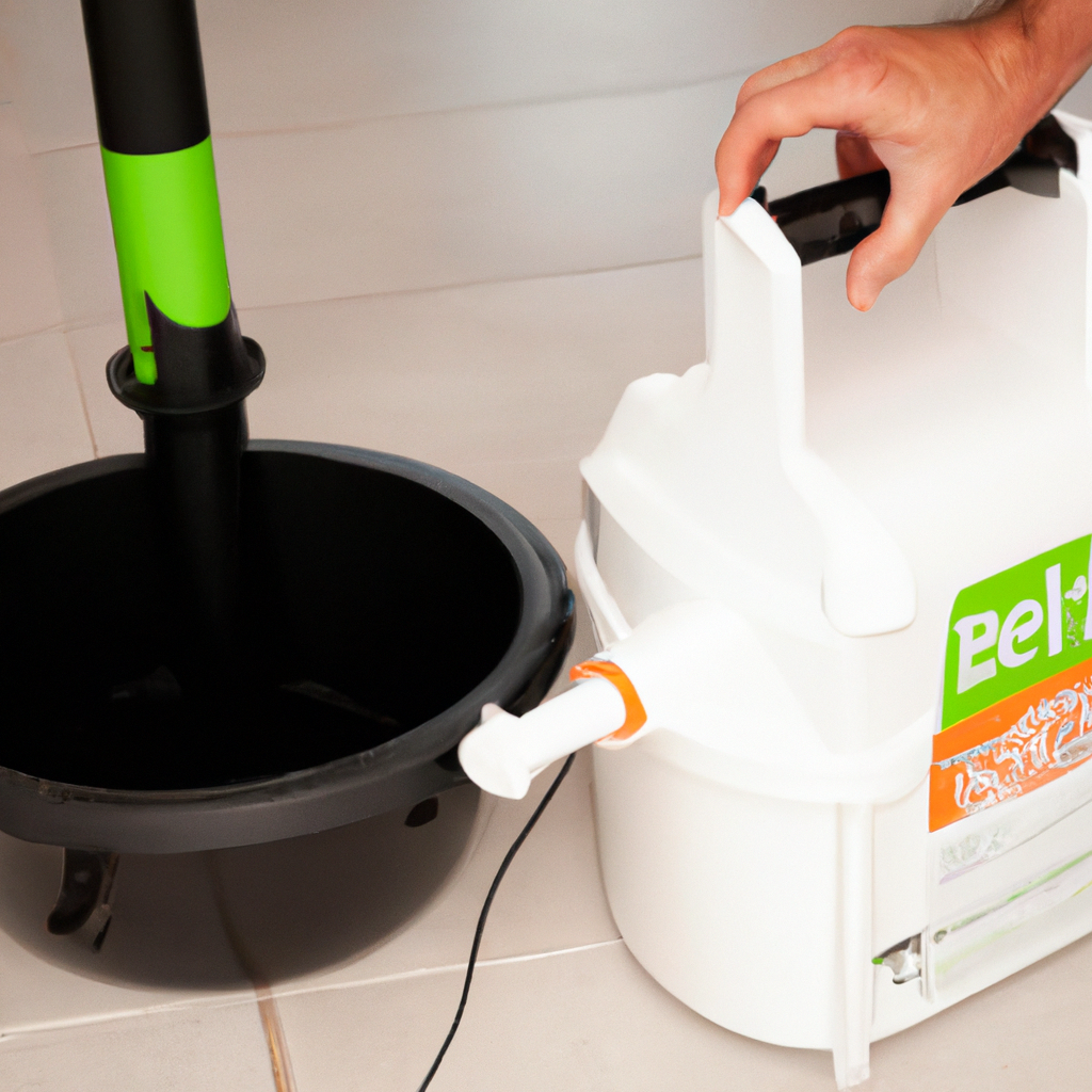 Un technicien professionnel installe un adoucisseur d'eau moderne avec réservoir de résine et bac à sel, illustrant une pose adoucisseur d'eau Le Creusot de qualité dans un intérieur de maison.